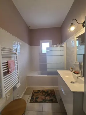 Salle de bains dans l'établissement A CASA DI LOULOU e MARIA