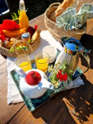 Nourriture dans le B&B/chambre d'hôtes ou à proximité