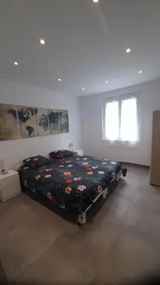 Un ou plusieurs lits dans un hébergement de l'établissement Calvi, T3, vue mer, grande terrasse