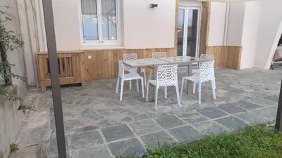 Terrasse ou espace extérieur de l'établissement Calvi, T3, vue mer, grande terrasse