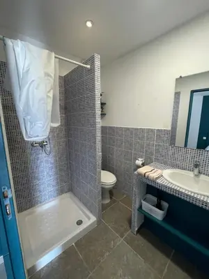 Salle de bains dans l'établissement studio Alivu