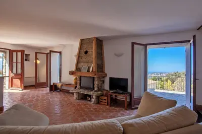Télévision ou salle de divertissement dans l'établissement Casa Poggio