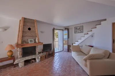 Télévision ou salle de divertissement dans l'établissement Casa Poggio
