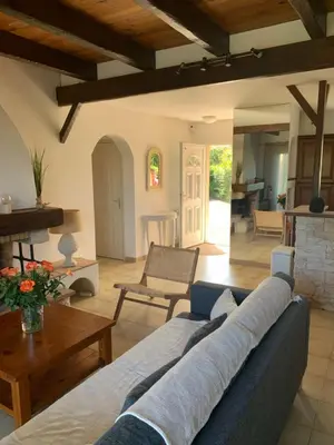 Coin salon dans l'établissement VILLA Bord de Mer