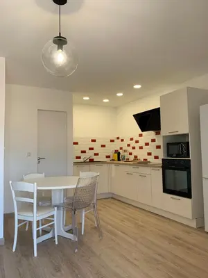 Cuisine ou kitchenette dans l'établissement Magnifique maison avec vue mer hauteur de Bastia