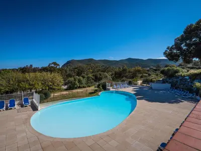 Vue générale sur la montagne ou vue sur la montagne depuis la maison de vacances