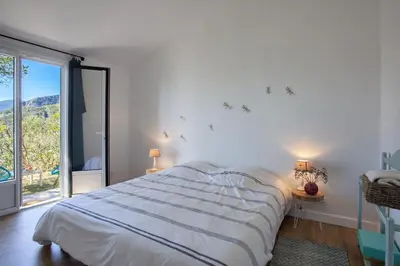 Un ou plusieurs lits dans un hébergement de l'établissement Villa Marinu Muntese