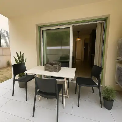 Balcon ou terrasse dans l'établissement Résidence Arborea C4 corte