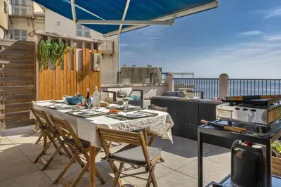 Balcon ou terrasse dans l'établissement Casa Eden Roc