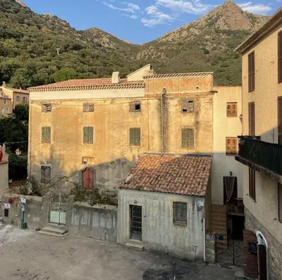 Vue générale sur la montagne ou vue sur la montagne depuis le B&B/chambre d'hôtes