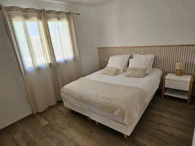 Un ou plusieurs lits dans un hébergement de l'établissement Résidence Villas Chléa
