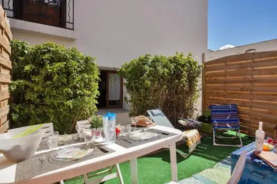 Terrasse ou espace extérieur de l'établissement Villa Sandrine