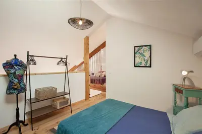 Un ou plusieurs lits dans un hébergement de l'établissement Villa Sandrine