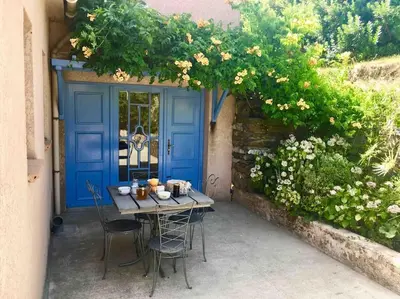 Jardin de l'établissement Gîte chez Arthur